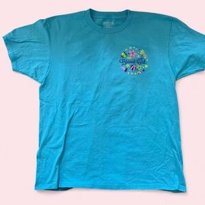 Blue “Blessed” Short Sleeve Graphic T-Shirt